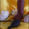 XL dildo with manual pump